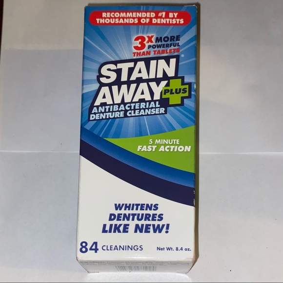 Stain Away Plus Other Stain Away Denture Cleanser Poshmark